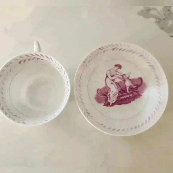 Rare Vintage Regency porcelain cup and plate - Picture 3 of 6